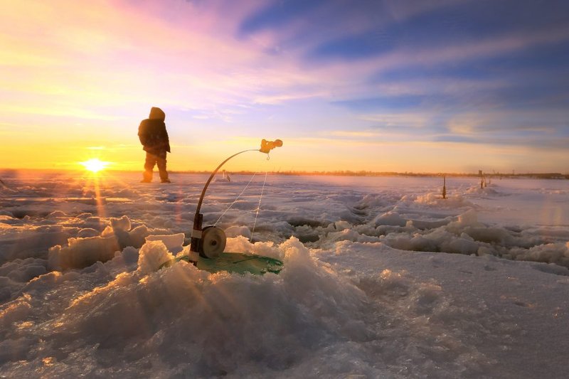 Ice fishing in United Kigdom